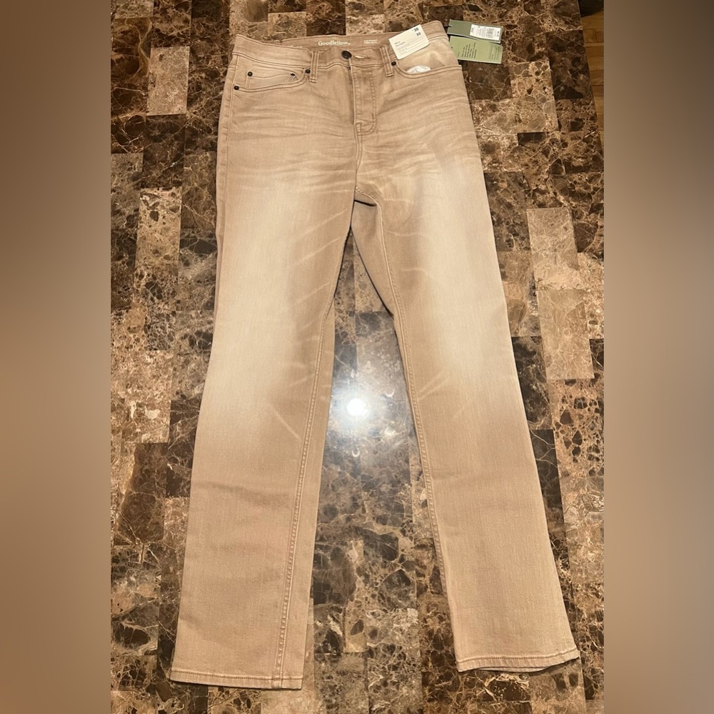 Mens Slim Straight Flex Jeans (Size-30x32)
